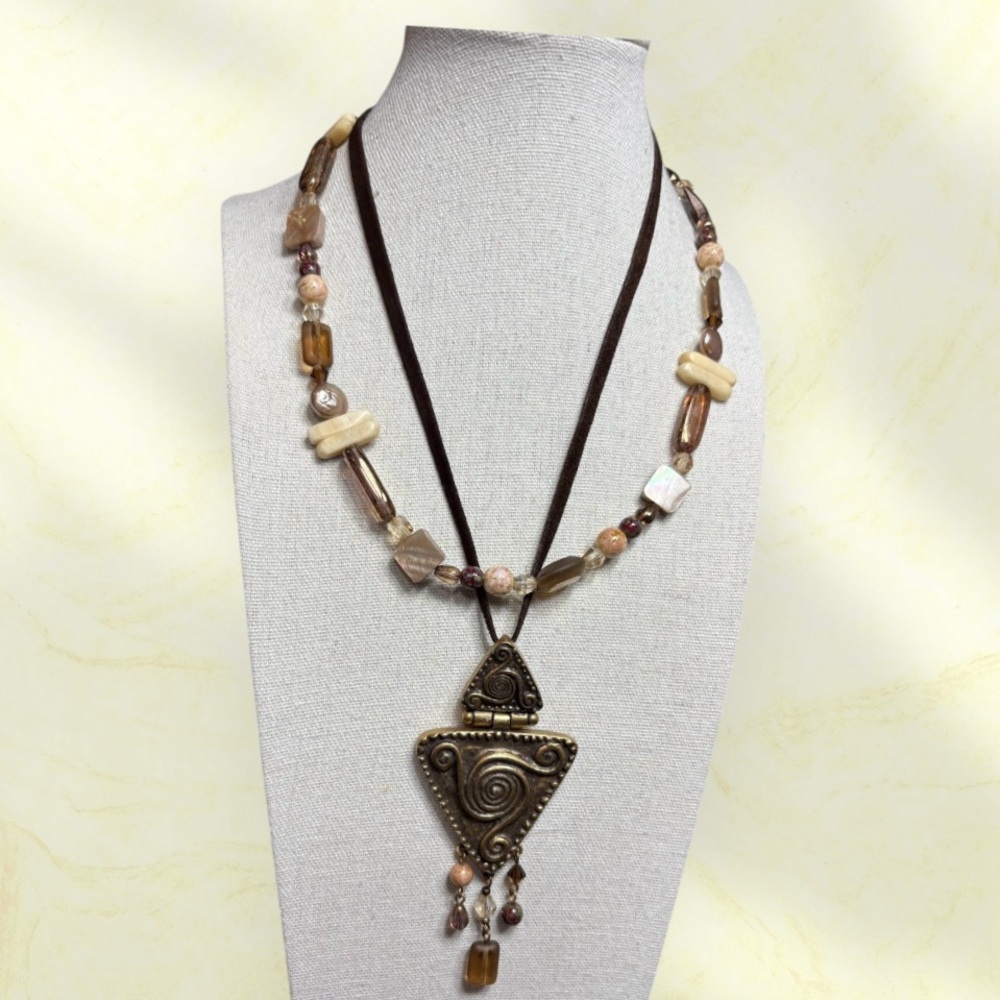 Chico's multi-strand statement necklace